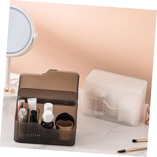 Miniatura 5 de Caja de almacenamiento cosmética Organizador de maquillaje Estante de almacenamiento Caja de escritorio Soporte de plástico
