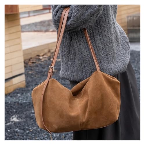 Sac à bandoulière souple en style paresseux avec grand espace pour femme - 4