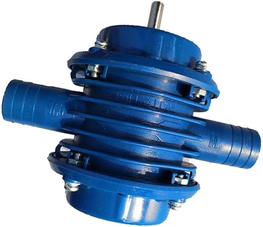 Portable Self-Priming Hand Drill Water Pump Mini Home Garden Centrifugal Pump Blue - Inrial Quality, No Power Required - Perfect For Home Garden Use