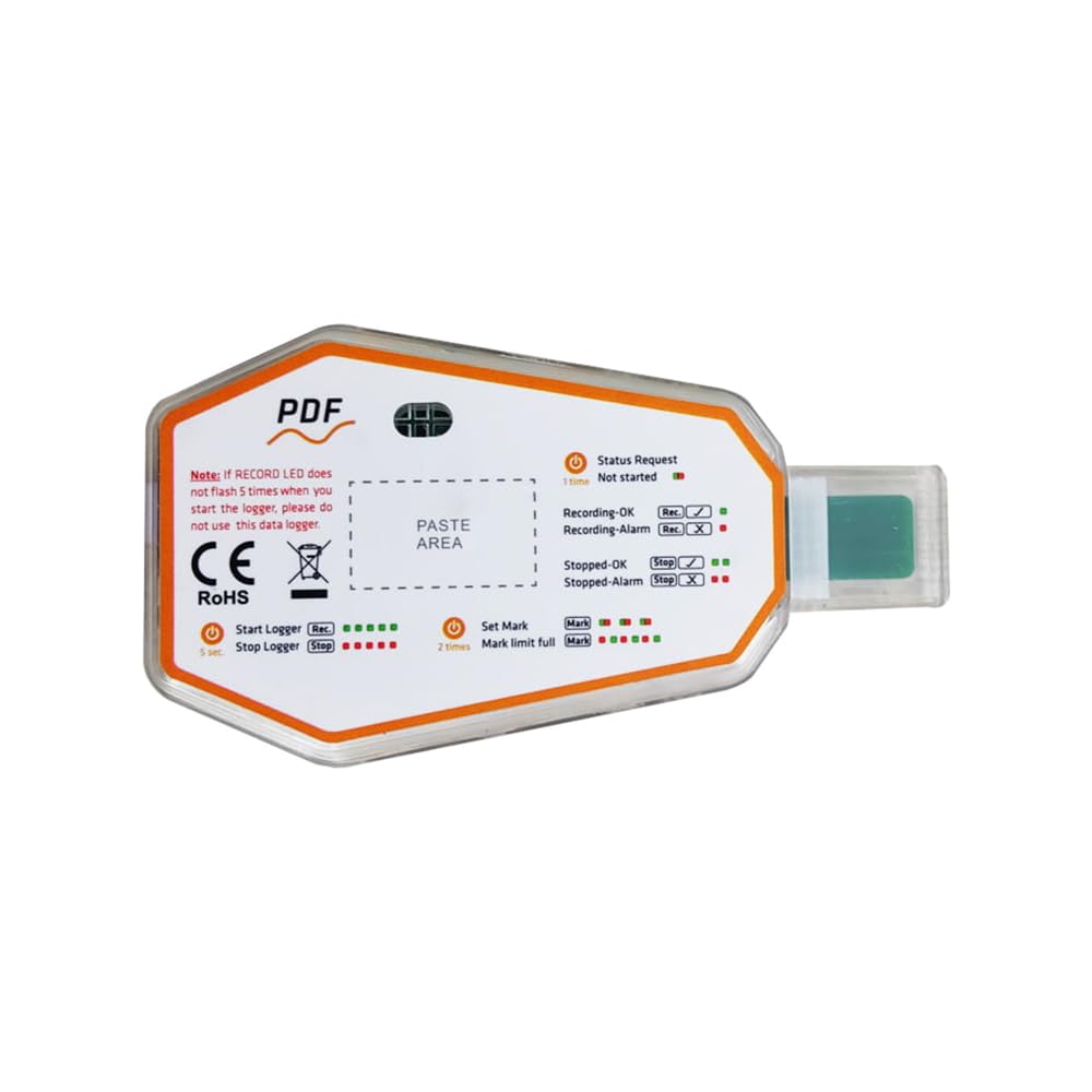 Disposable Temperature and Humidity Logger (Range: -30°C to 70°C) for Cold Chain| Model: Elitech LogEt1 TH 1