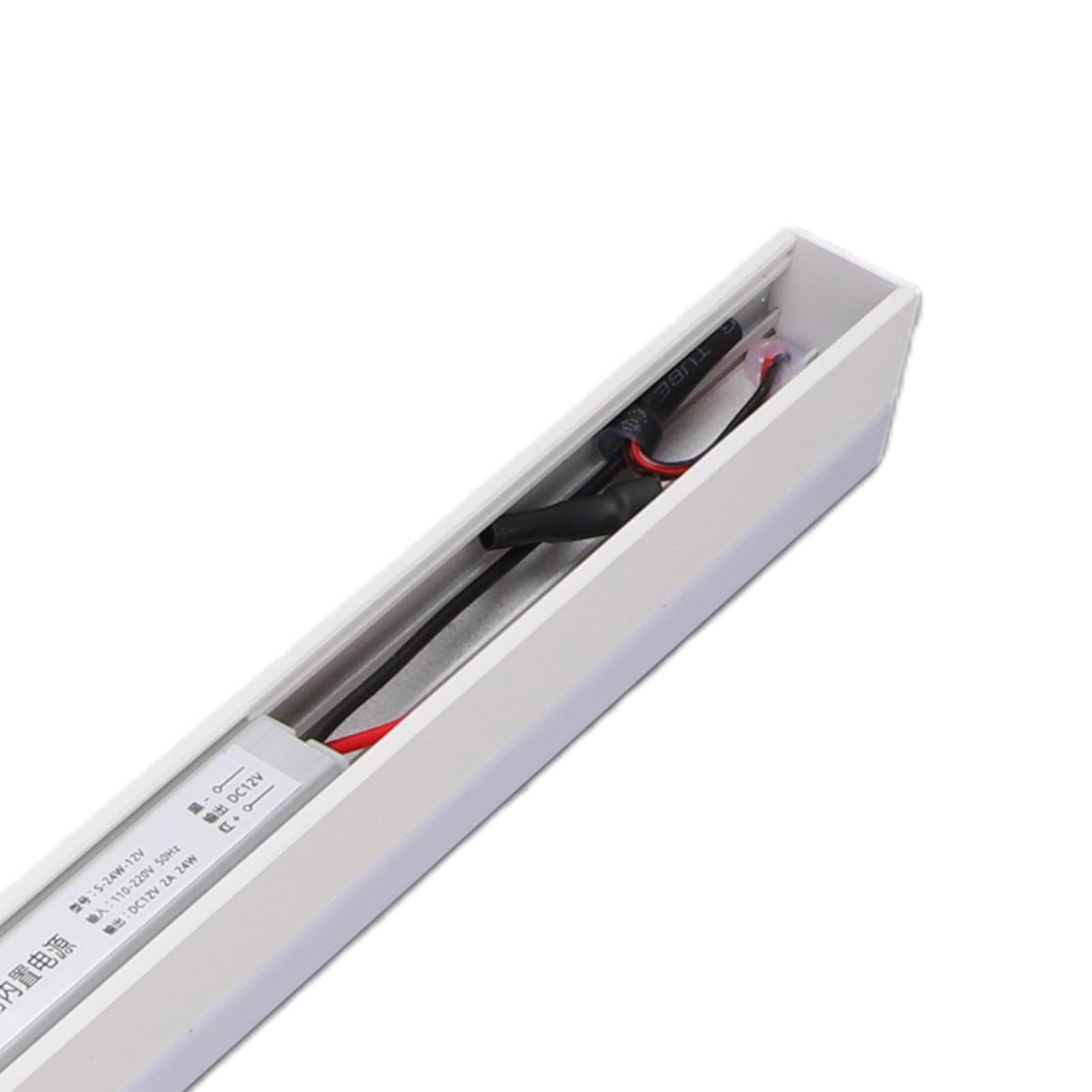 banapoy Luz LED Bajo Gabinete 24W Blanco Cálido 3000K, Aluminio Fundido