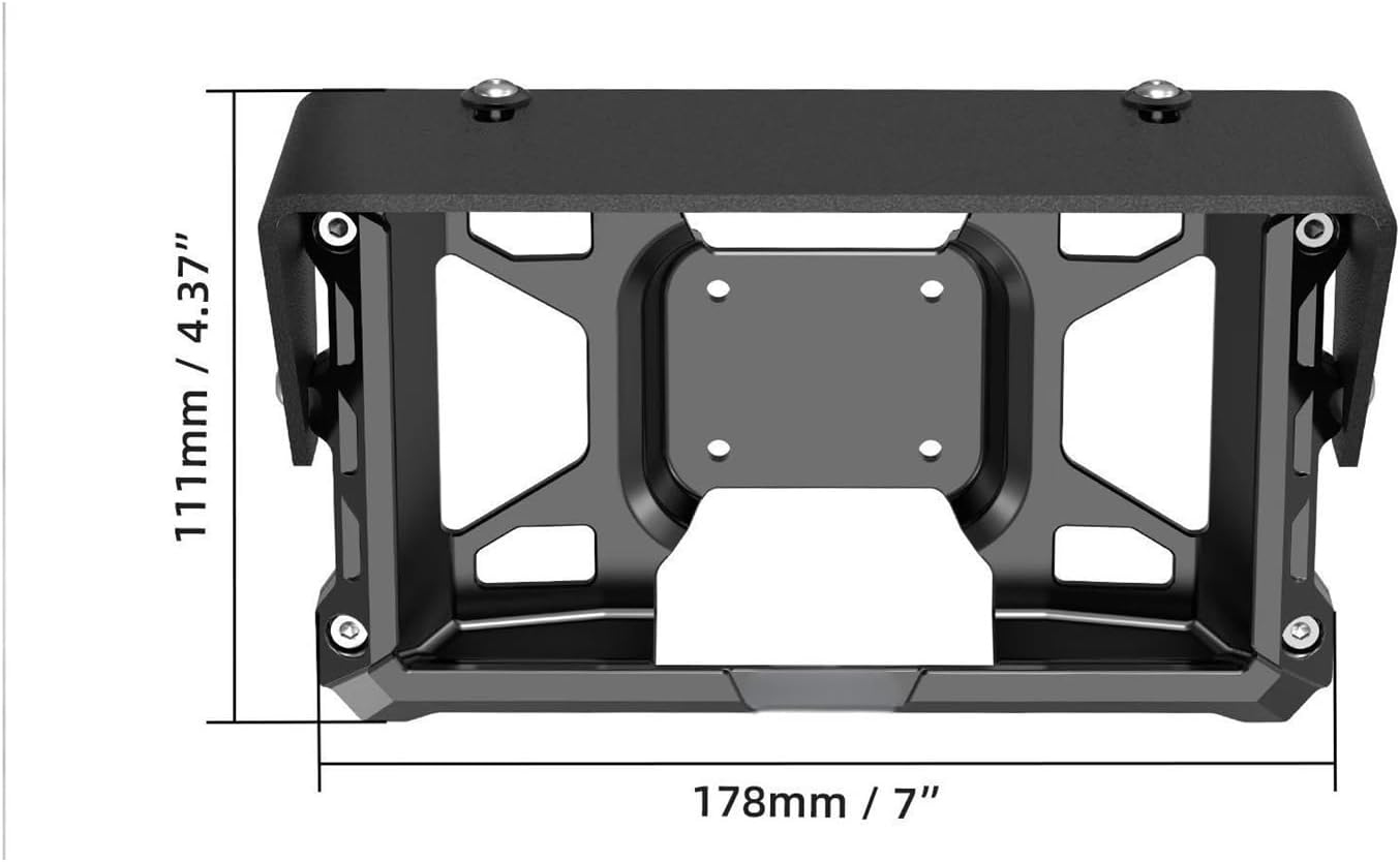 For Garmin Zumo XT2 6" Protective Case Sun Visor Kit For BMW R1300GS R1250GS R1200GS ADV Adventure R 1250 GS
