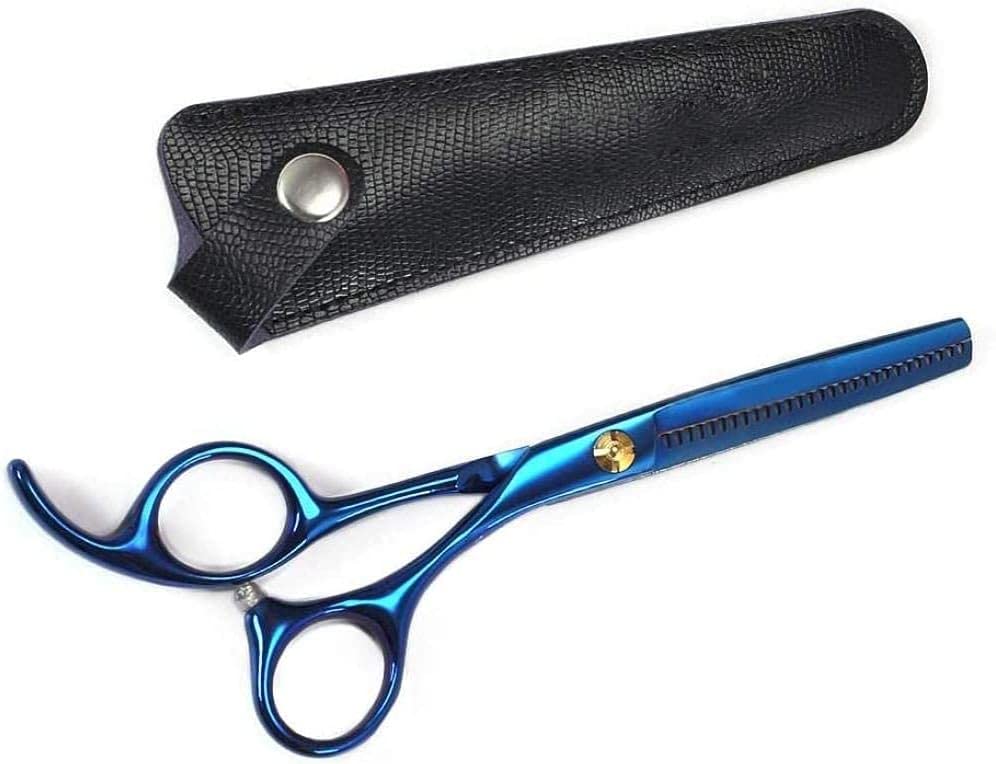 Ciseaux de coupe de cheveux 440C et salon de coiffure ensemble amincissants 5,5 pouces
