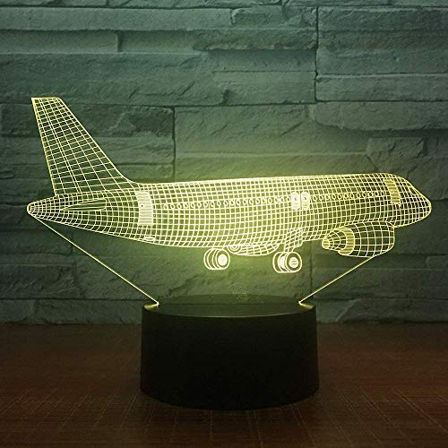 Transporte aéreo 3D Modelo avión Luz nocturna Luces
