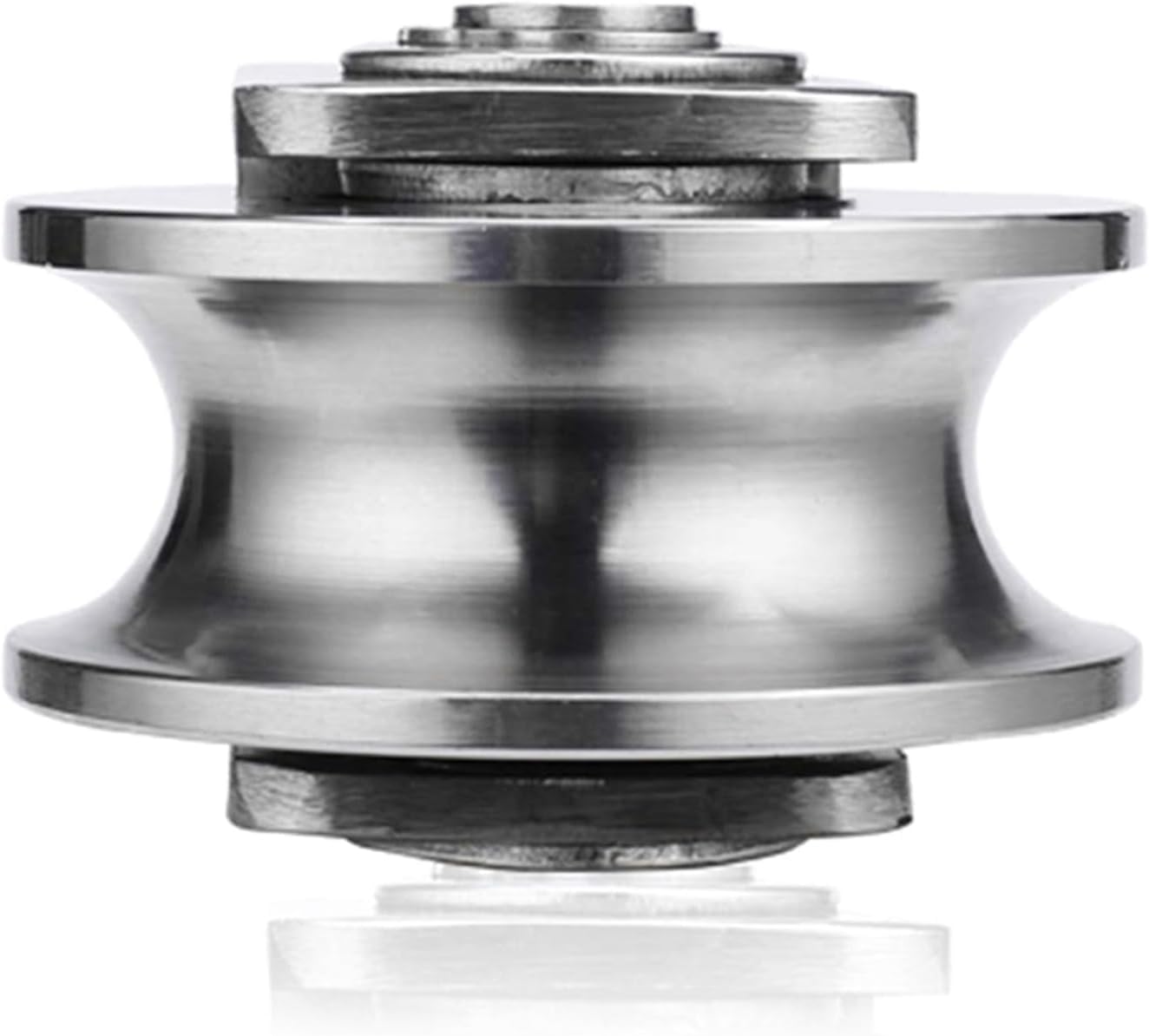 Bloc de poulies, poulie pivotante, poulie de roue à rainure de type U, rouleau de poulie à forte charge, diamètre de roue de 48 mm, bloc robuste en acier inoxydable 304
