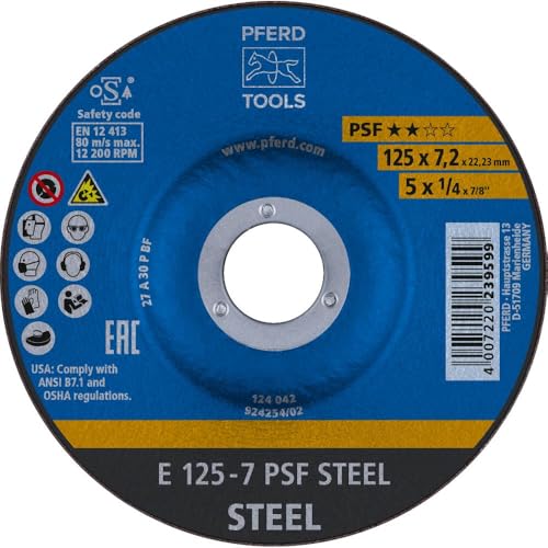 Disque à ébarber pour éliminer les soudures sur acier proprement avec PFERD TOOLS