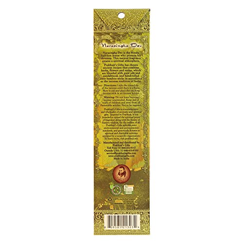 Ramakrishnananda Incense Stick Narasingha Dev F, 1 Ea #TOP1
