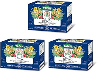 Tadin Detox Dandelion Tea Blend. Caffeine Free. 24 Tea Bags. 1.19 oz. Pack of 3