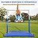 MARFULA Gymnastic Bar with Mat for Kids Gymnastic Kip Bar with Mat Horizontal Bar Blue Bar Gymnastic Training Equipment for Kids 3-15 Years Home and Club Use