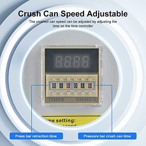 Cgele Pneumatic Can Crusher For Recycling Electric Automatic Aluminum Can Crusher Time Adjustable Fully Automatic Operation, Eco-Friendly Recycling Tool #TOP2