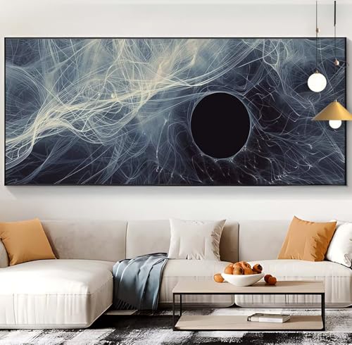 Diamond Painting abstrait 60x130cm | Broderie Diamant Complet Kit