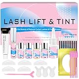Wimpernlifting Set mit Schwarz, 2025 Lash lifting set mit Schwarz Professionell, Natürliche & Dickere Lash Lift Kit, Lange Andauernd, Einfach zu Bedienen, Ideal für Salon und Heimgebrauch