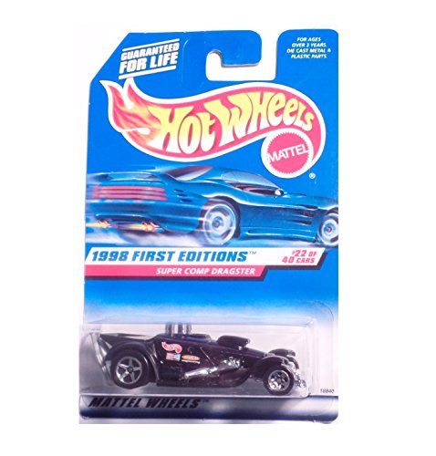 Hot Wheels Super COMP Dragster Black 1998 1:64 miniatura 1