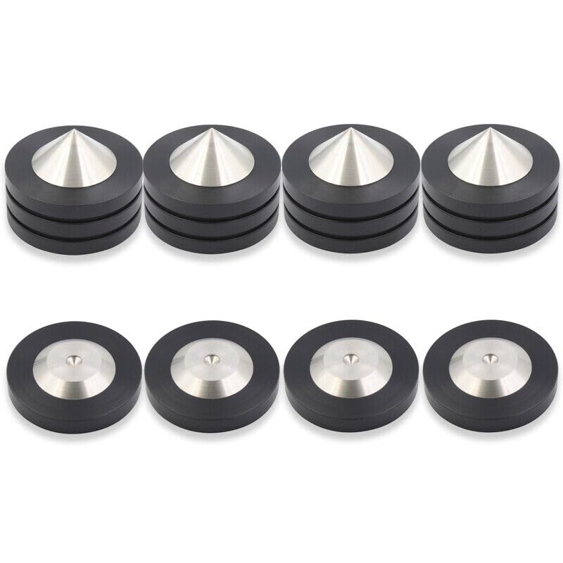 Generic 49mm Stainless Speaker Spike Pad Adjustable Height Damping Isolation Stand Feet