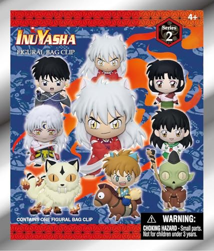 Evita mochilas aburridas con el clip de bolsa de Inuyasha llavero de anime coleccionable