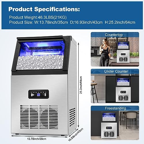 Portable Countertop Ice Maker for Kitchen