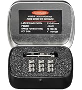 MidTen Bore Sighting Laser 223 5.56mm/ 9mm/12 Gauge Laser Bore Sighter with Extra Batteries