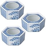 3個セット 灰皿 祥瑞六角灰皿 [12 x 6cm] 【料亭 旅館 和食器 飲食店 業務用 器 食器】