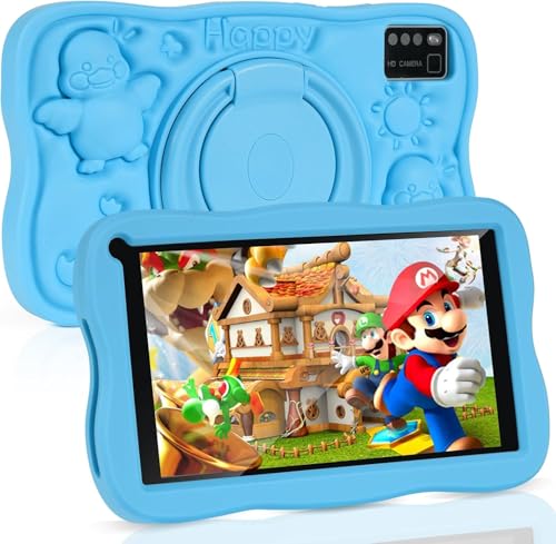 SUMTAB Tablet Bambini 7 Pollici con Controllo Parentale, Android 13 Tablette, 8 GB RAM 64GB ROM (256 GB Estensione)...