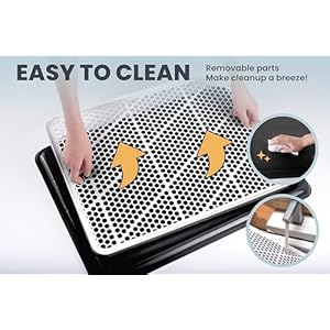 Pet Awesome Dog Potty Tray/Puppy Pee Pad Holder 25”x20” Indoor Wee Training for Small and Medium Dogs Pet Awesome Dog Potty TrayPuppy Pee Pad Holder 25×20 Indoor Wee Training for Small and Medium Dogs