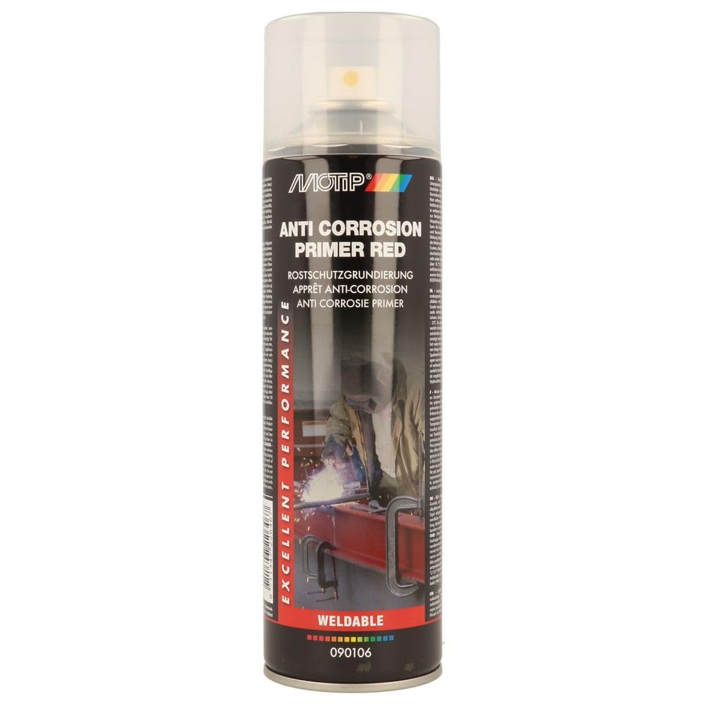 MOTIP Pro Anti Corrosion Primer 500ml - Fast-Drying & Lead-Free
