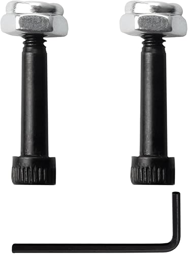 Juego de 2 tuercas y pernos de repuesto para eje de motor de barrena 74072, apto para Traeger, Pit Boss, Z-Grills, Rec Tec y la mayoría de las