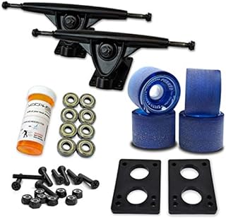 Yocaher Longboard Skateboard Trucks Wheels Combo Set 71mm Wheels + 7