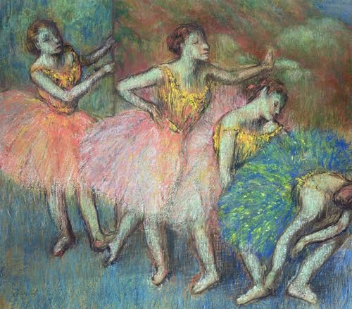 Tableau Quatre danseuses Degas pour décorations pour la maison et salon moderne