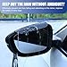Irinidig 2 PCS Car Rearview Mirror Rain Shield, 5.9