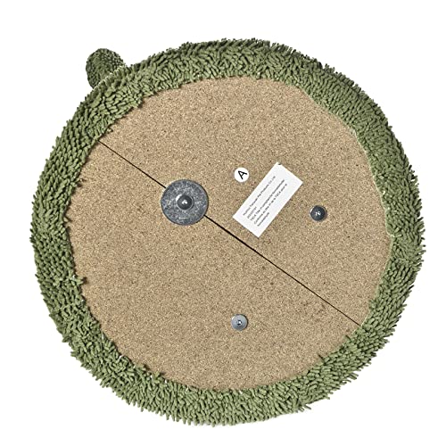 Image of Amazon Basics Sisal Cat Scratching Post, Indoor Cactus Triple Posts for Cats & Kittens with Dangling Ball, Small, 22.4 inchH, Green