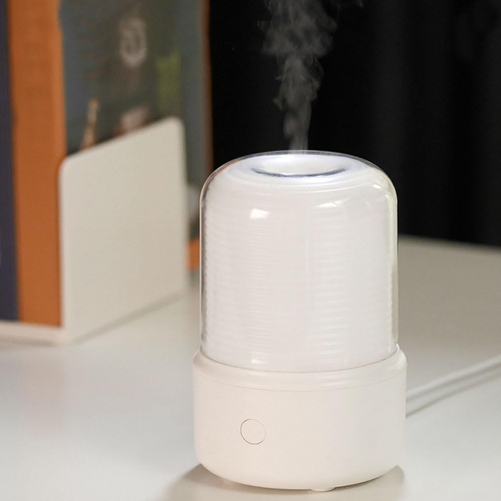 Candlelight Flame Air Diffuser,Portable Essential Oil Diffuser Noiseless 120ML Aroma Diffuser Waterless Auto-Off Protection for Spa Home Yoga Office Bedroom