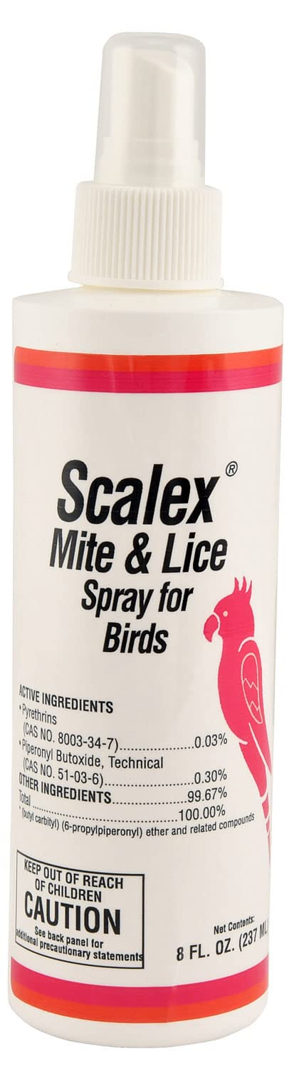 Miracle Care by Miraclecorp/Gimborn 8-Ounce Scalex Mite Lice Spray for Birds