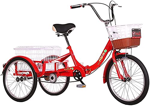 Triciclo Carga Adulto con Canasta para Compras miniatura 1