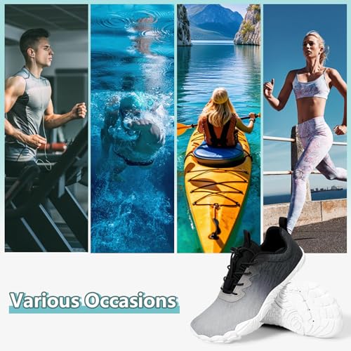 Image of Hike Barefoot Shoes Women Men Footwear, Wide Toe Box Water Shoes, Quick-Dry Zero Drop Comfortable & Non-Slip Pro Barefoot Beach Swim Minimalist Grounding Shoe for Walking Hiking
