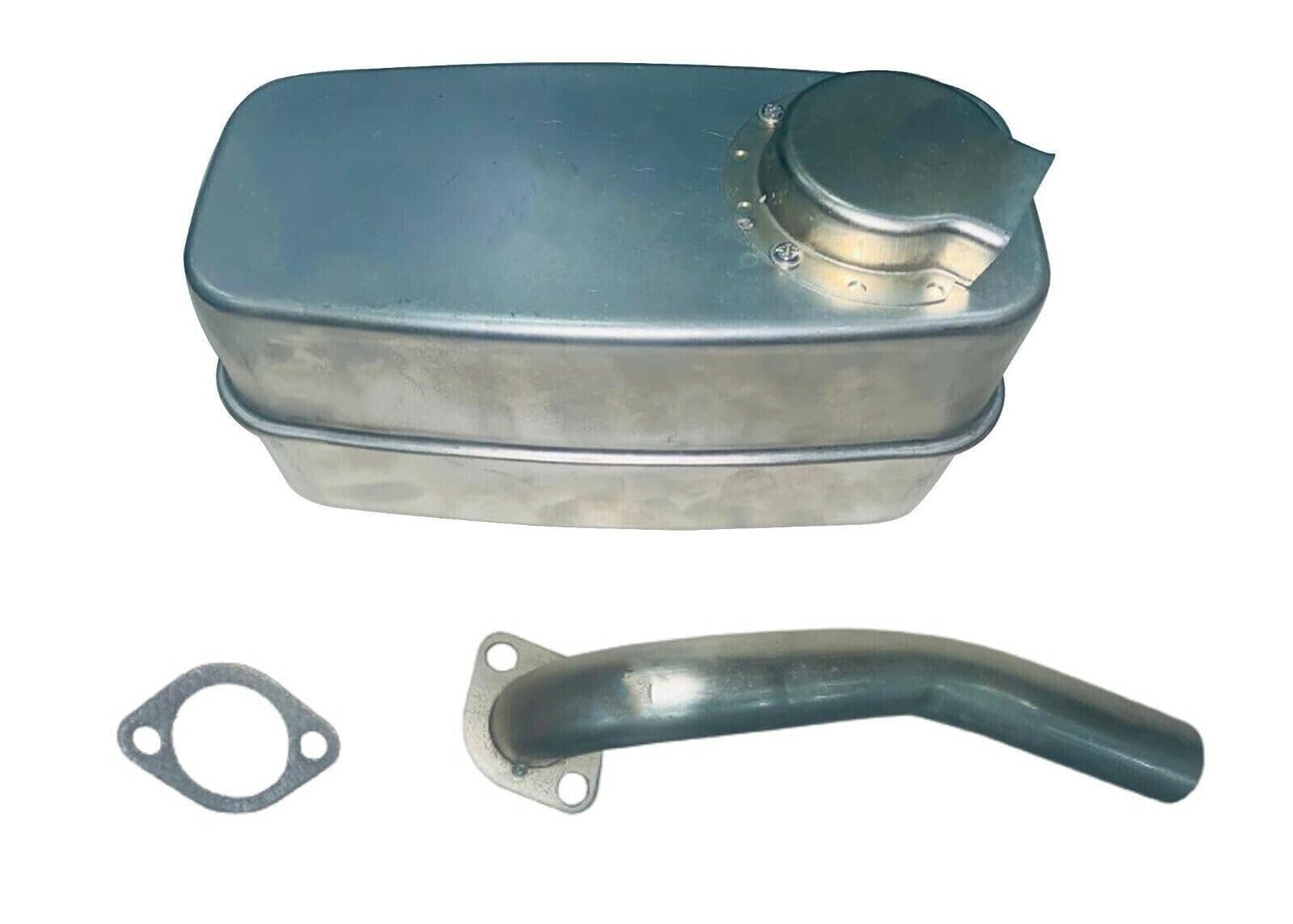LWHwareHT Muffler, Exhaust Pipe W/Gasket Fits LA100 LA110, Replacement for John Deere OEM