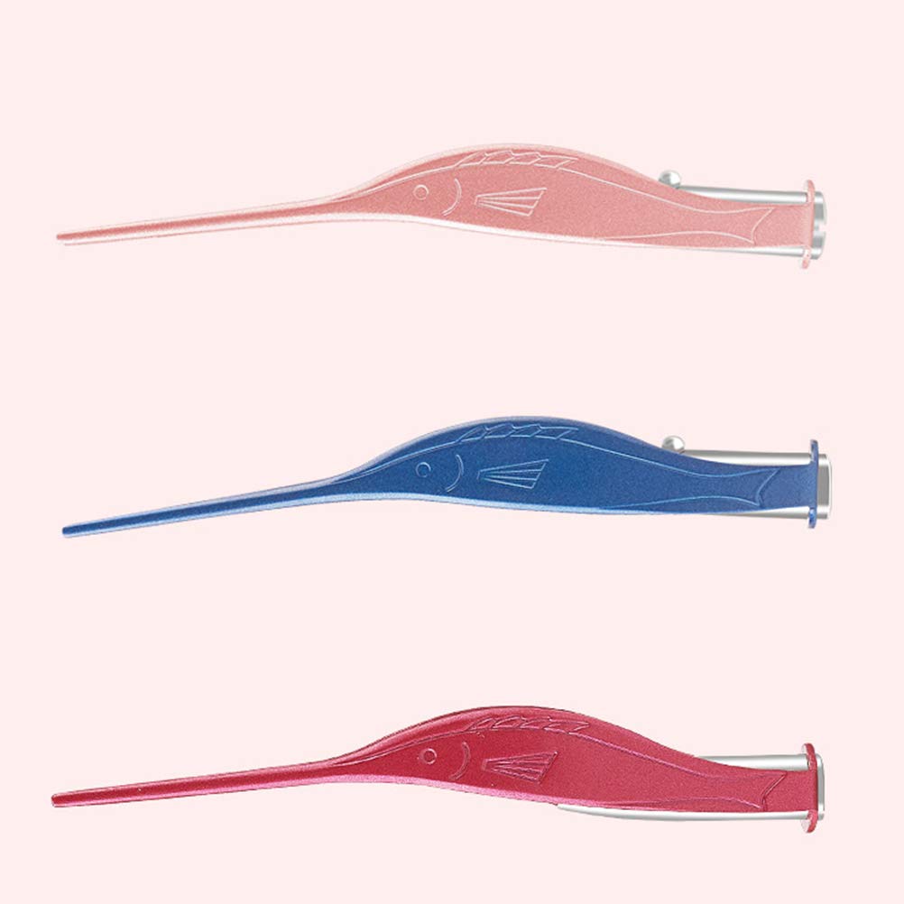 SUPVOX 1 pinzetta per orecchie a LED, rimozione del cerume in acciaio inossidabile, pinzetta cosmetica per la rimozione dei peli di ciglia e sopracciglia (colore casuale)
