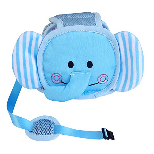 Samber Baby Infant No Bumps Safety Helmet Head Cushion Bumper Bonnet (Elephant)