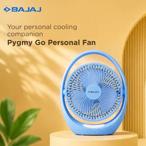 Bajaj Pygmy Go 178MM Mini Fan Blue - Image 3