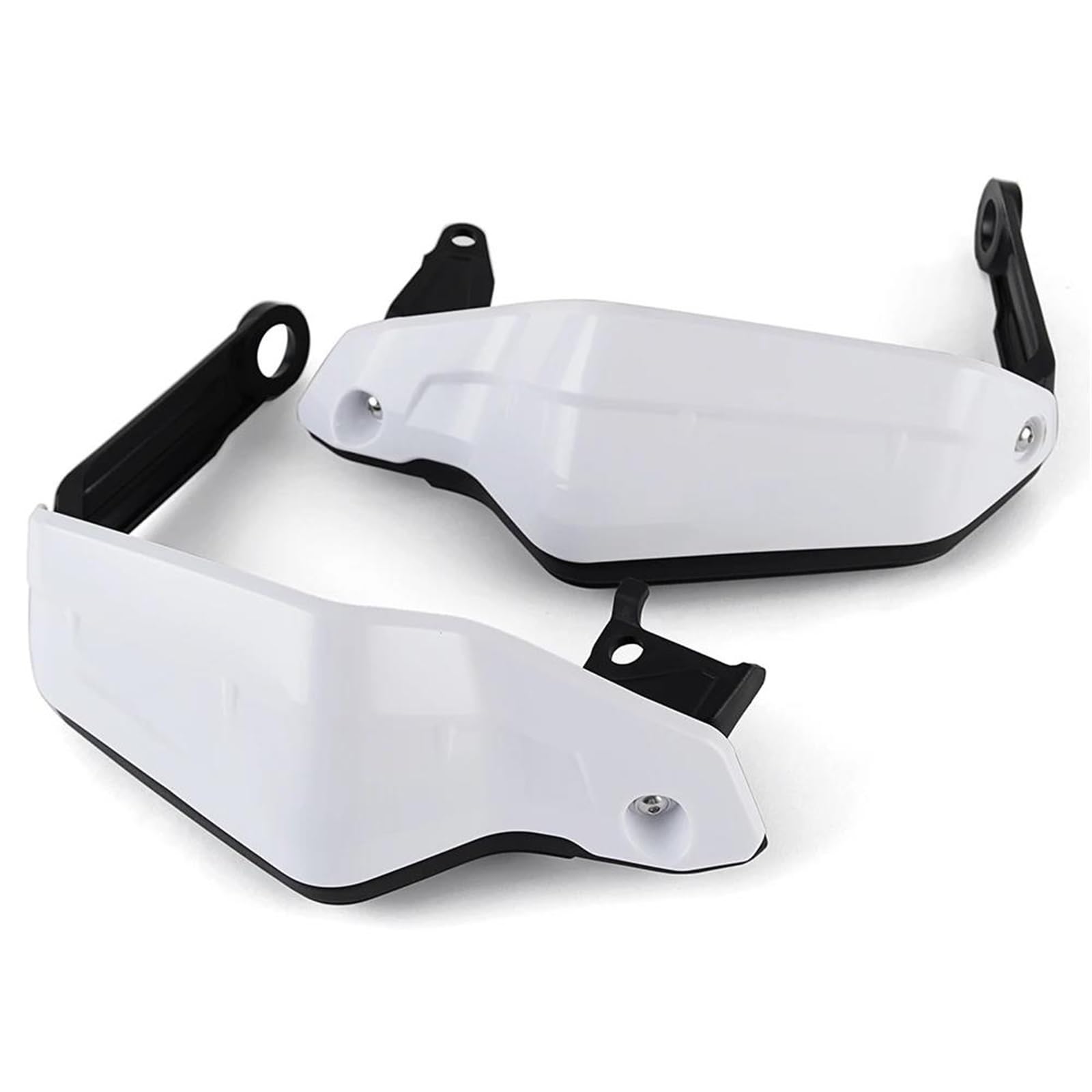 Paramani Moto Paramani per Manubrio Moto Protezione Scudo per H&Onda CRF 1100 L CRF1100L Africa Twin ADV Sports 2020-2024 Paramani Copertura Antivento(Bianco)
