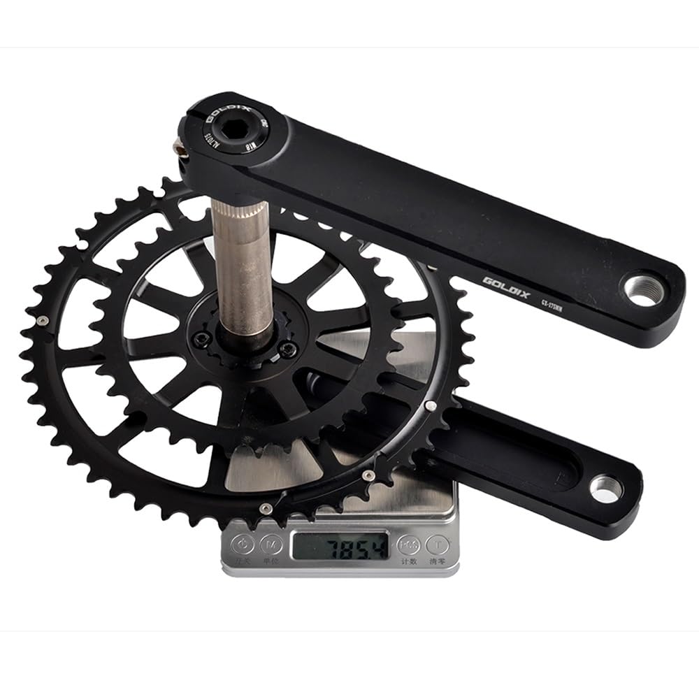GXP MTB rower szosowy zestaw korbowy 165 mm 170 mm 172,5 mm 175 mm podwójna tarcza łańcuchowa 50-34T 52-36T 53-39T ultralekka korba z dolnym wspornikiem