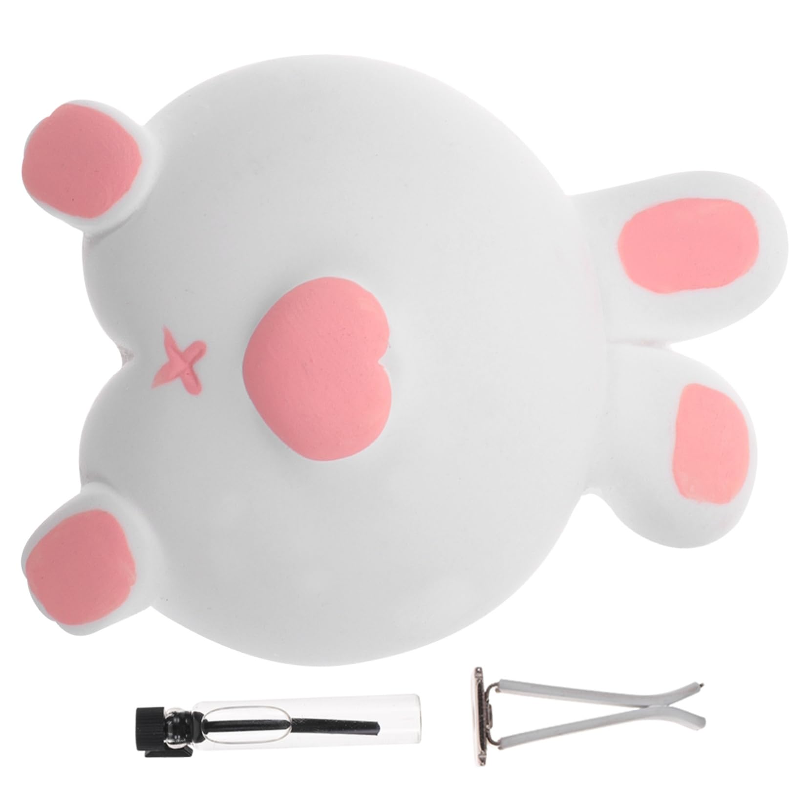 PartyKindom 5pezzi Clip Per Auto Forma Di Animale Decorazione Ventilazione Per Auto Diffusore Di Profumo Adorable Rabbit Butt Facile Da Usare e Resistente