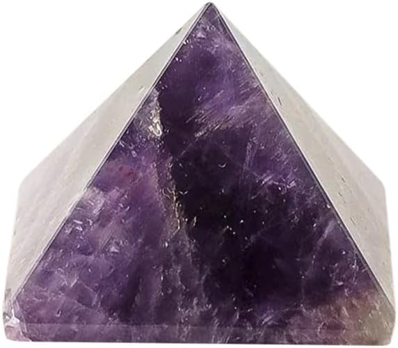 Natural Black Agate Pyramid Stone 1 INCHE (1 Pcs
