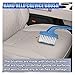 ZIMISI 2PCS Car Crevice Cleaning Brush, Window Cleaner Tool, Plastic Detailing Brush with Ergonomic Handle, Hard Bristle Window Track Cleaner, Car Cleaning Tools for Home, Bathroom (Blue)