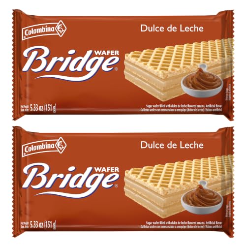 Image of Colombina Dulce de Leche Wafer Bridge, 5.33 oz (Pack of 2)