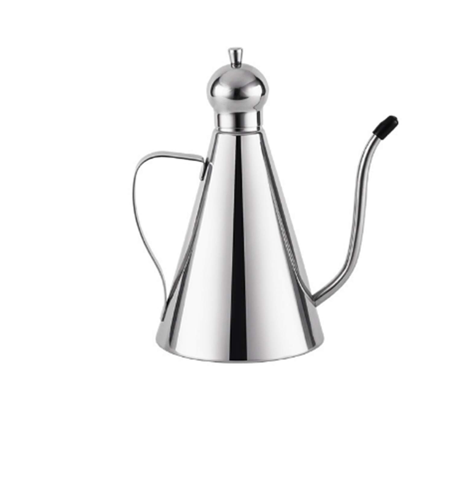 PEPAXON Olive Oil Can Oil Pot Oil Dispenser Bottle Sauce Can Stainless Steel Leakproof Kitchen Utensils 500ml
