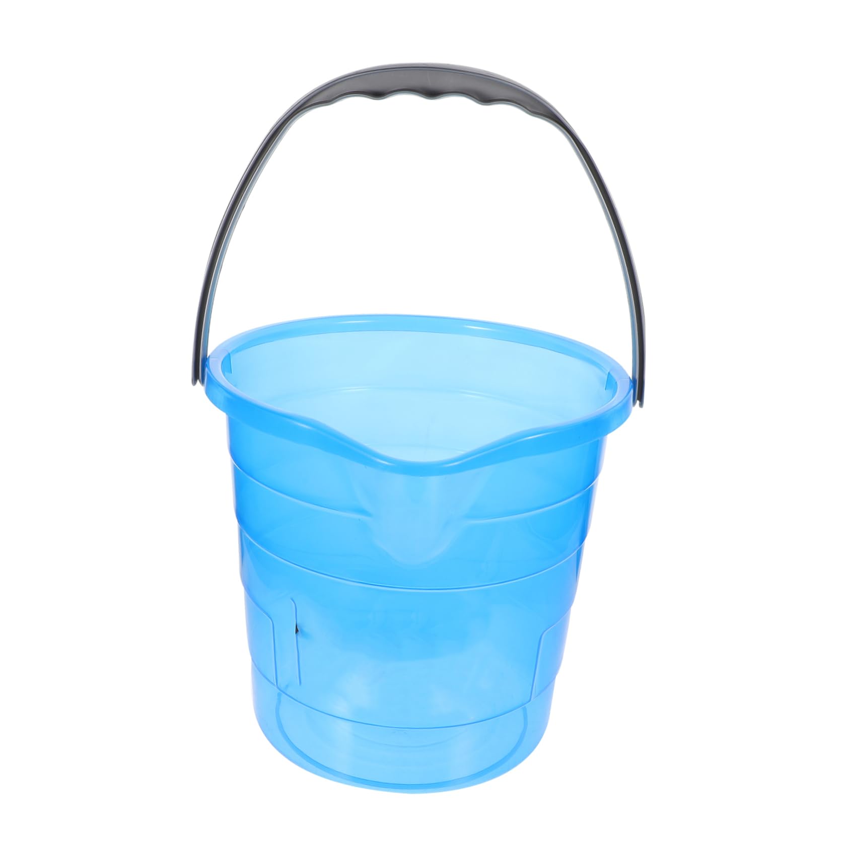 HAPINARY Small Plastic Water Bucket Handle Utility Bucket for Home Dorm Cleaning 12l Plastic