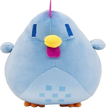 Stardew Plush Toy Valley Doll Chicken Figure Apple Juni Plush mo Plants Stuffed Animal Green Soft Plush Pillow, Best Gift for Your Family 10" Blue