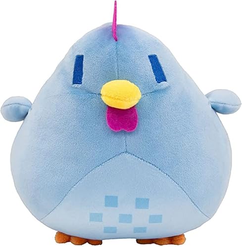 Stardew Plush Toy Valley Doll Chicken Figure Apple Juni Plush mo Plants Stuffed Animal Green Soft Plush Pillow, Best Gift for Your Family 10" (Blue)