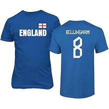 GamesDur England Soccer #8 Bellingham World Football Fans Youth T-Shirt