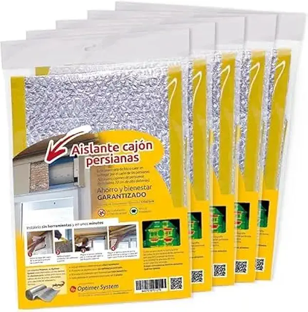 Isolante Termico per Cassonetti Tapparelle | Autoadesivo | 1,20x0,25m